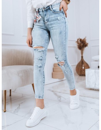 Spodnie damskie jeansowe KODA niebieskie Dstreet UY1105