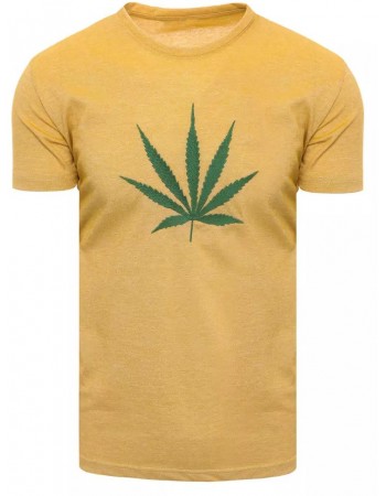 T-shirt męski żółty Dstreet RX4950