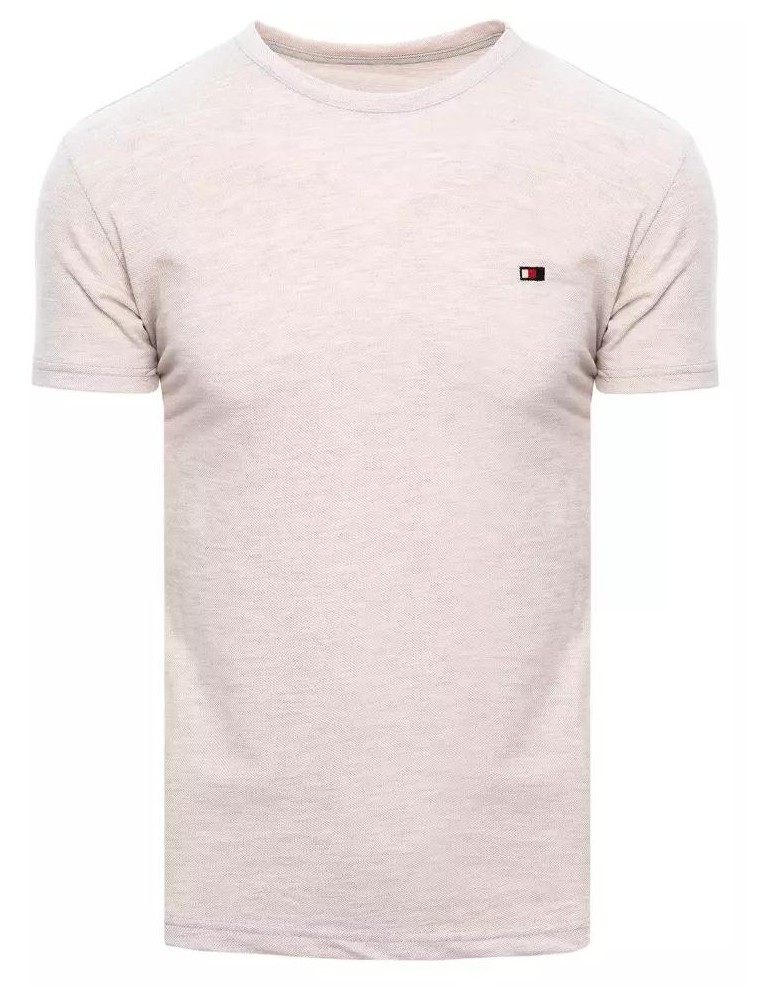 T-shirt męski beżowy Dstreet RX4955 T-shirt męski beżowy Dstreet RX4955