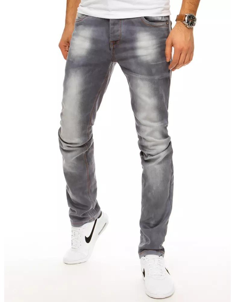 Spodnie męskie jeansowe szare UX2935