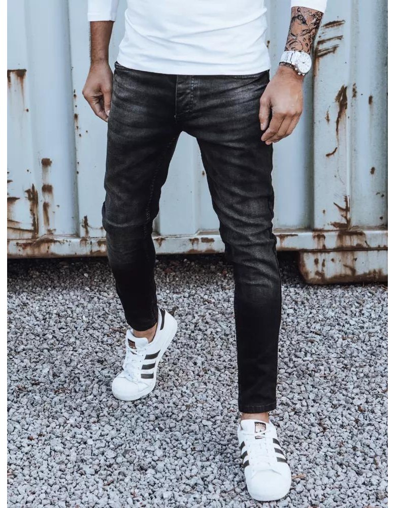 Spodnie męskie jeansowe czarne Dstreet UX3842 Spodnie męskie jeansowe czarne Dstreet UX3842