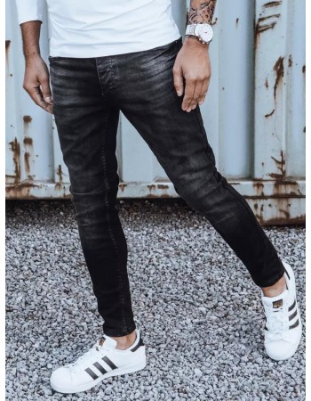Spodnie męskie jeansowe czarne Dstreet UX3842