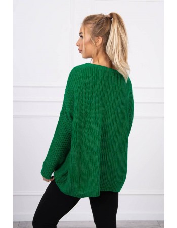 Nadmerný sveter zelená, Zelená