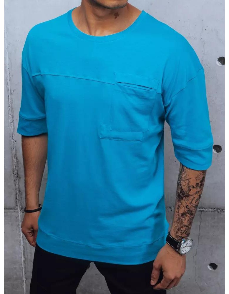Pánské tričko chrpově modré Dstreet RX4635z