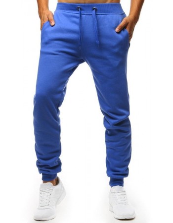 Spodnie męskie dresowe niebieskie UX2710