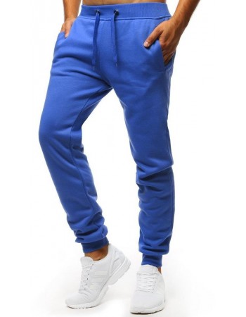 Spodnie męskie dresowe niebieskie UX2710