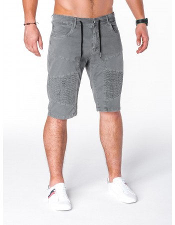 Trendy šortky pre pánov W046 - sivé, veľ. 30