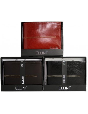Pánska čierna peňaženka Ellini