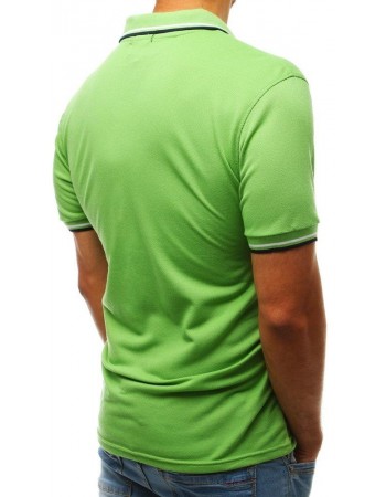 Koszulka polo męska zielona PX0222